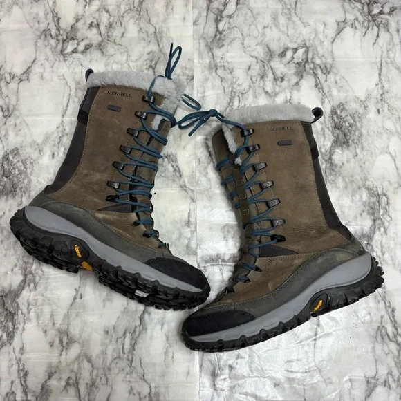 tall waterproof hiking merrell thermo rhea tall boots Merrell Shoes Merrell Womens Tall Thermo Rhea Mid Waterproof